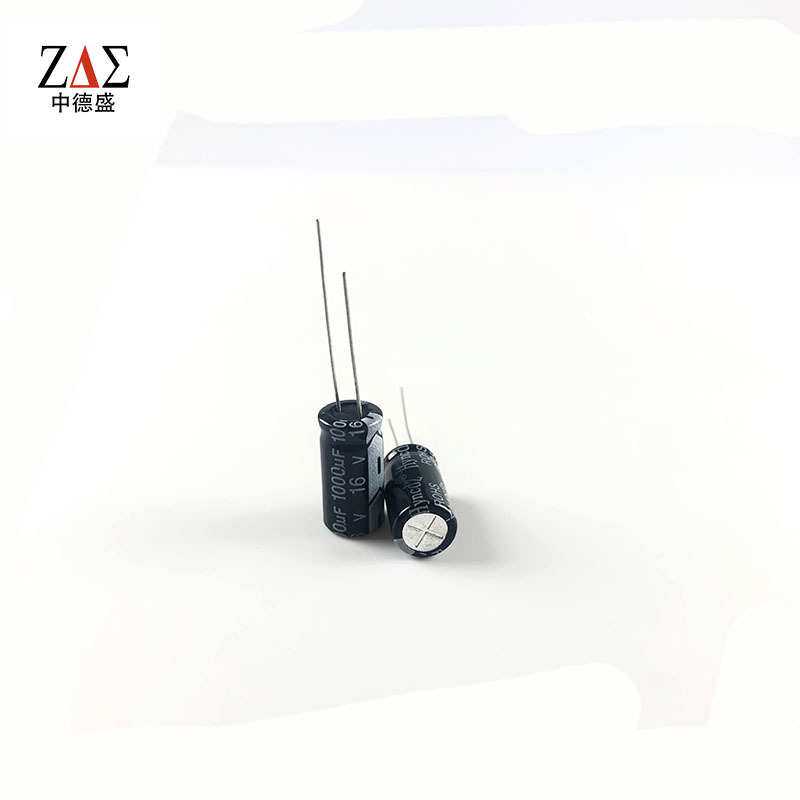 直插铝电解电容 8X16 16V 1000UF 充电器 电源电容 8*16mm