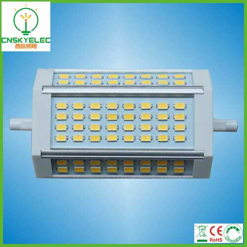 LED R7S厂家  118mm长 110V/220V调光 电源灌散热厚铝led r7s 30W