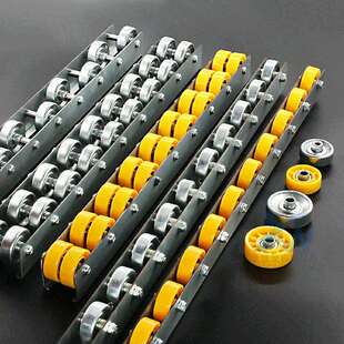 重型金属流利条轴承轮导轨钢板福来轮滚轮条CRON QJA货架滑轨