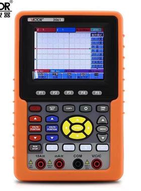 VICTOR胜利仪器单通道数字储存示波表VC2060/2061数字彩屏示波器
