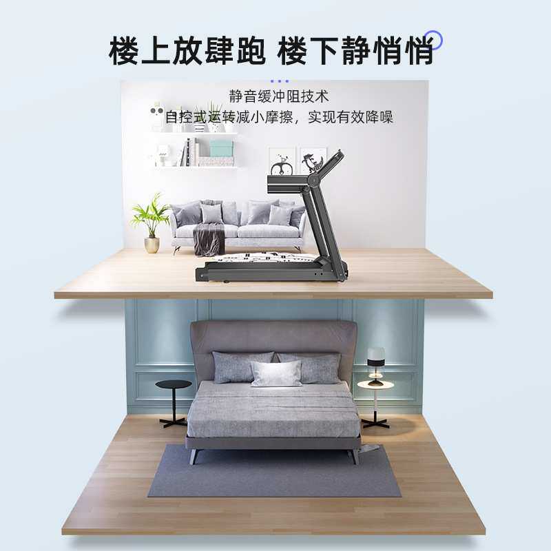 厂家 乐届家用电动跑步机家用健身器械中老年多功能走步机