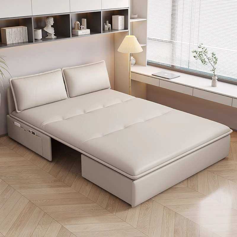 电动沙发床两用折叠多功能沙发客厅书房小户型单人推拉智能伸缩床