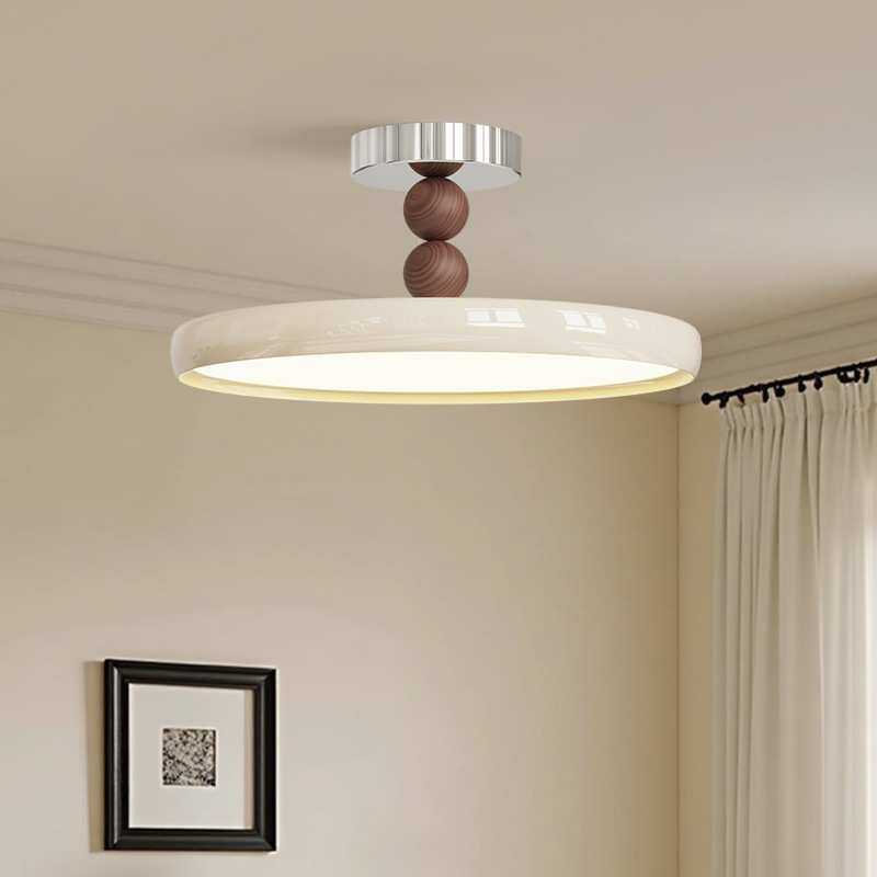 卧室灯吸顶灯中古奶油风复古飞碟主卧灯现代简约创意个性书房灯具,3C数码配件,USB灯,淘宝优惠券,粉丝福利购,淘宝优惠卷