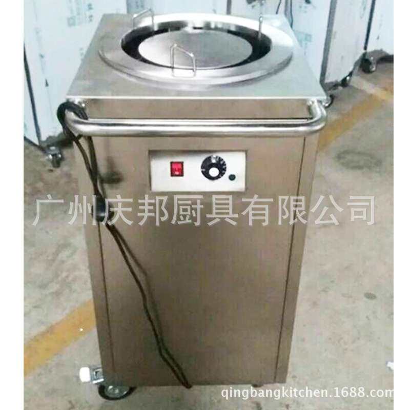 供应不锈钢酒店厨房用暖碟车 商用电热单头暖碟车 麻辣烫暖碟机