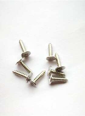 304不锈钢CA扁平头自攻螺丝钉大薄头子平头尖尾十字M2M3M4M5-M6