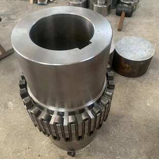 JS型蛇簧联轴器#45钢大扭矩带罩壳矿山石油机械用蛇形弹簧连轴器