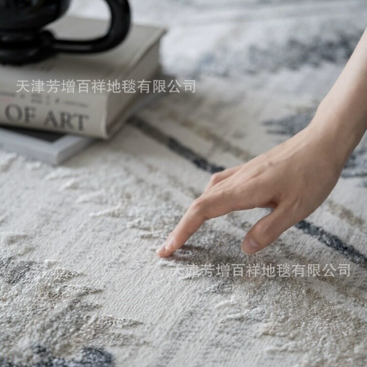 新西兰羊毛土耳其地毯客厅轻奢高级简约高端别墅沙发毯新款隔音地