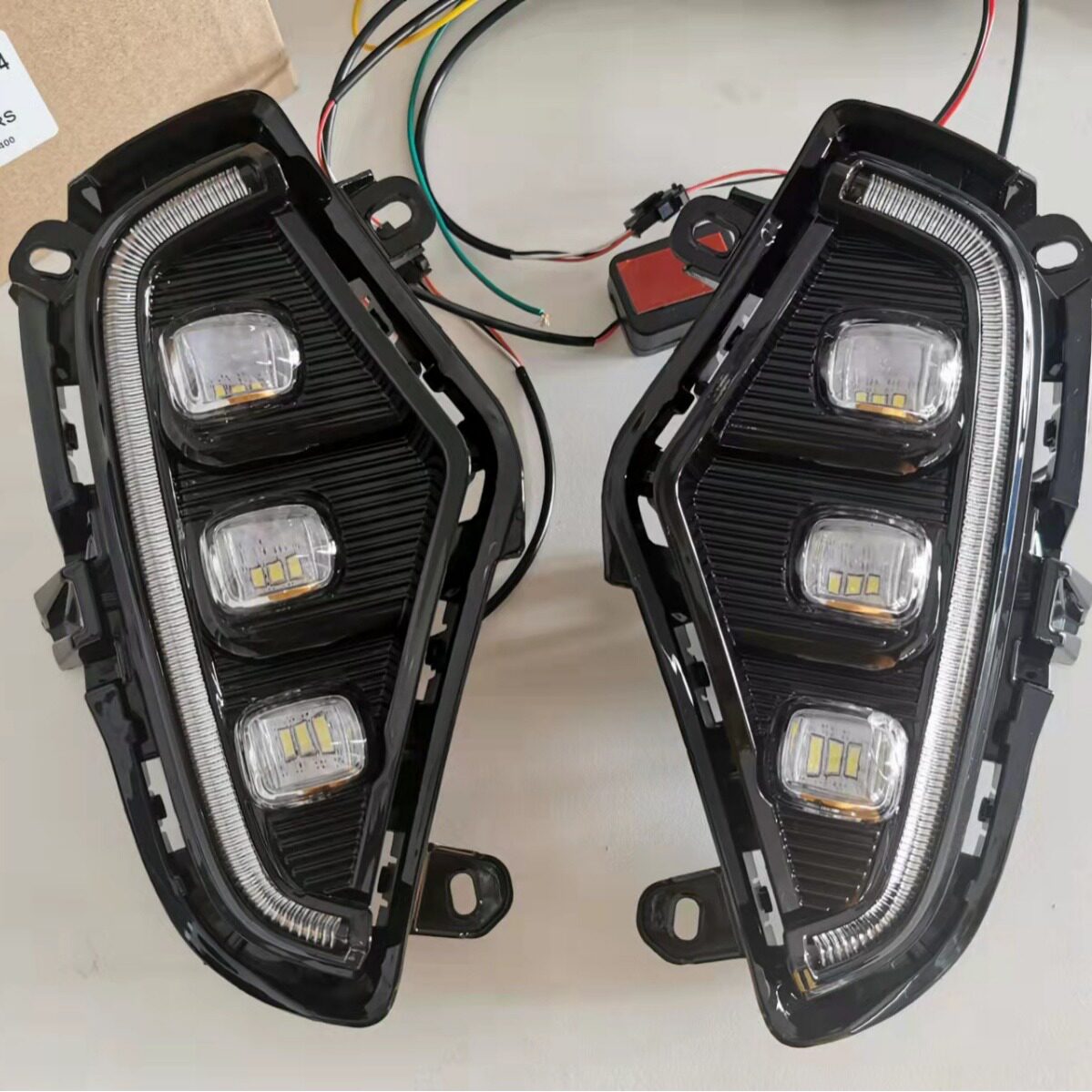 适装19-20款RAV4日行灯新rav4荣放雾灯框改装LED日间行车灯转向黄