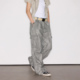 裤 Deep Rain大理石暗纹水洗做旧多口袋微喇cargo工装
