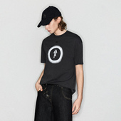 Deep T恤 休闲简约短袖 Rain定制五金配饰个性 印花宽松美式