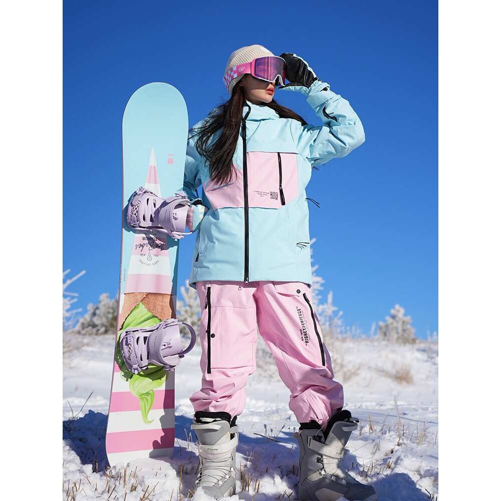 至高新款滑雪服套装女防水防风保暖单板滑雪服男双板滑雪服女外贸