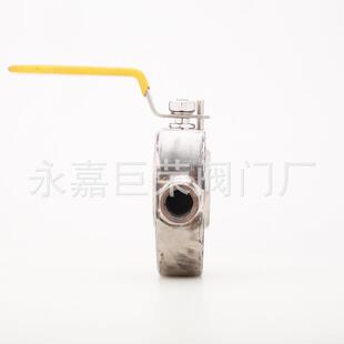 BQ71F-16PDN150304不锈钢意式超薄型法兰手动对夹