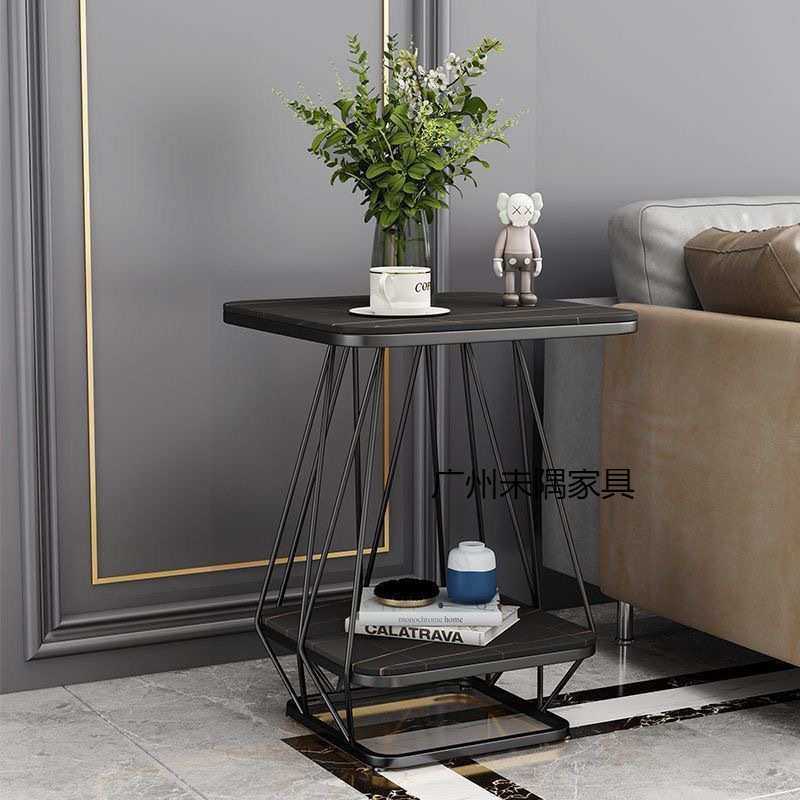 阳台轻奢岩板小茶几桌客厅现代简约客厅沙发边桌边柜角几迷你边几,3C数码配件,USB灯,淘宝优惠券,粉丝福利购,淘宝优惠卷