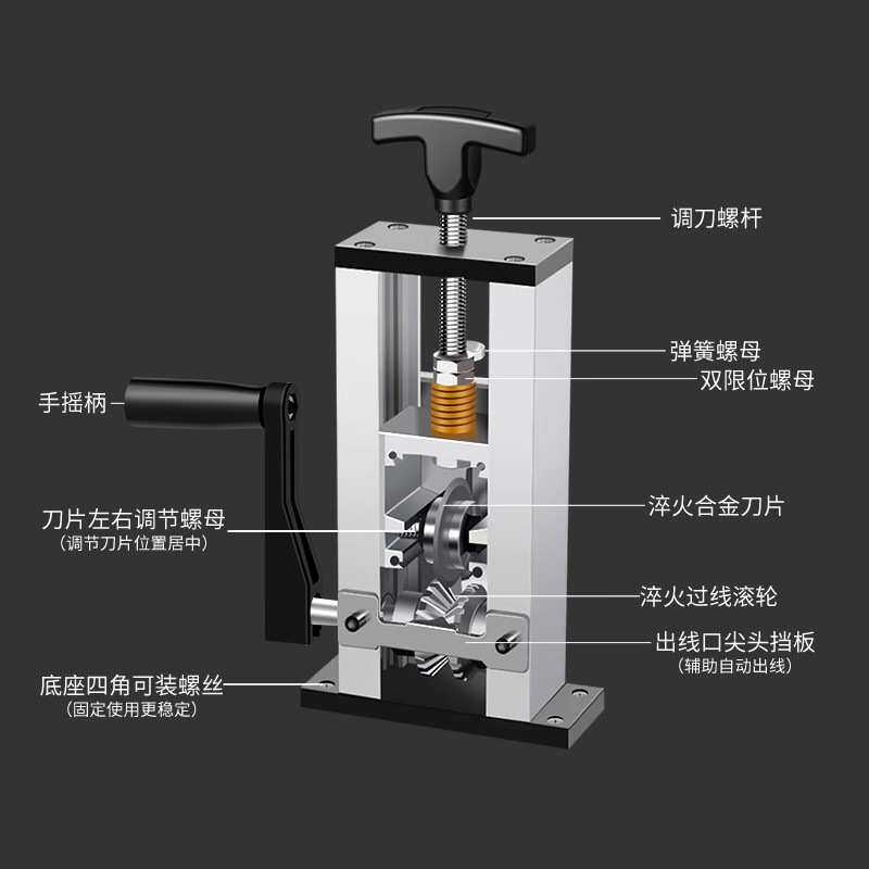 剥线机电动废铜线钳拨线器剥皮机废旧电线电缆去皮机拔线电工神器