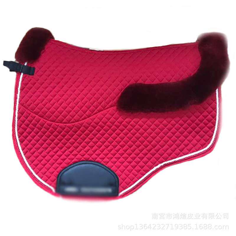 澳洲羊毛马鞍垫平衡垫马术用品马具打版加工平衡马鞍子骑乘防滑