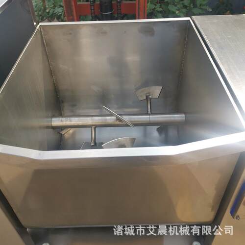 焖子馅料双绞龙拌馅机馄饨馅料快速搅拌设备翻斗可倾出料拌馅机