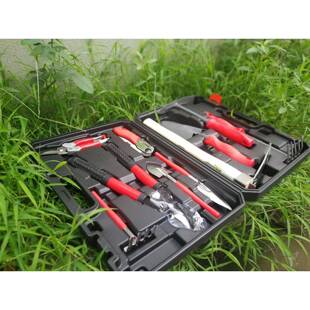 直销园林工具套装园林铲整枝剪两用镐锄头耙迷你小铁锹折叠锯