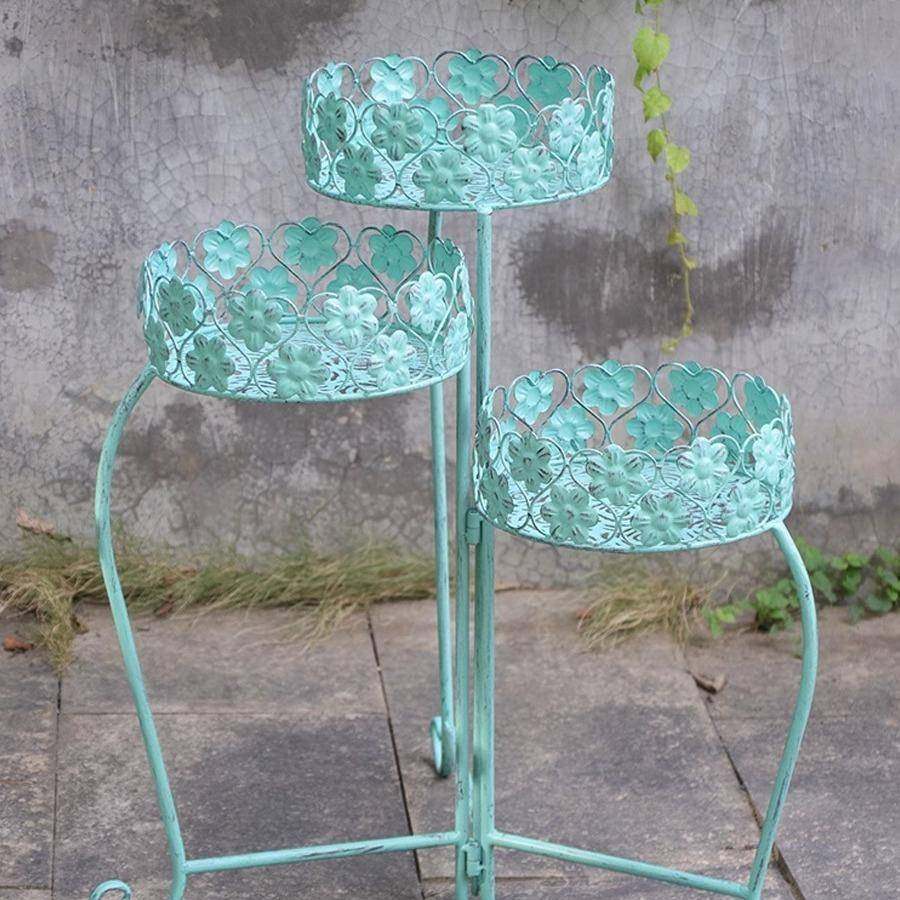 欧式铁艺花架子多层做旧落地式阳台庭院室内户外花盆架盆栽花几,纺织面料/辅料/配套,纺织机械配件,淘宝优惠券,粉丝福利购,淘宝优惠卷