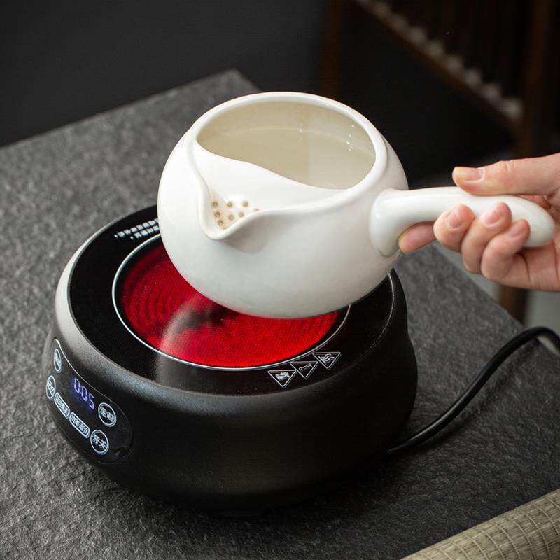 KE3C侧把煮茶壶煮茶炉家用白茶黑茶普洱炒茶米茶煮茶器电热炉干烧