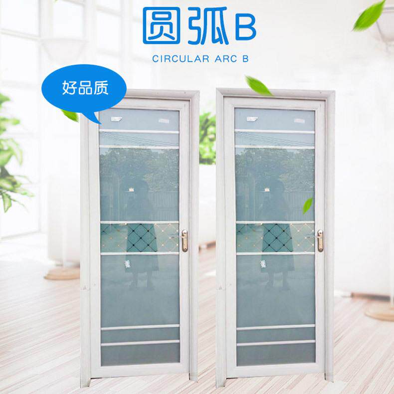 圆弧吊趟门极简风格吊趟门隔断吊趟门推拉吊趟门