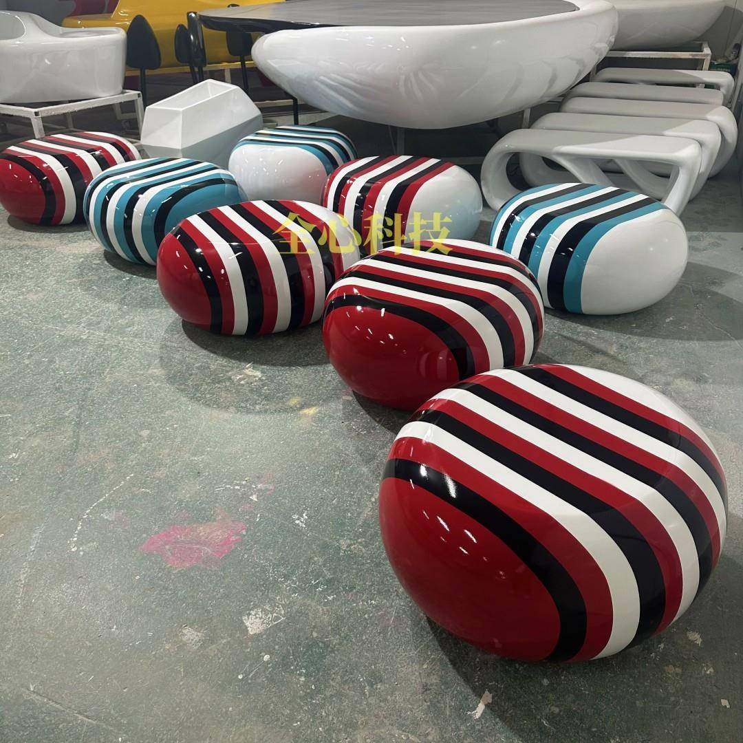 玻璃钢圆形坐凳商场座椅儿童中心凳子户外幼儿园小矮凳,纺织面料/辅料/配套,纺织机械配件,淘宝优惠券,粉丝福利购,淘宝优惠卷