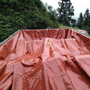 沼气工程设备农村家用化粪池红泥软体沼气池猪养殖沼气池