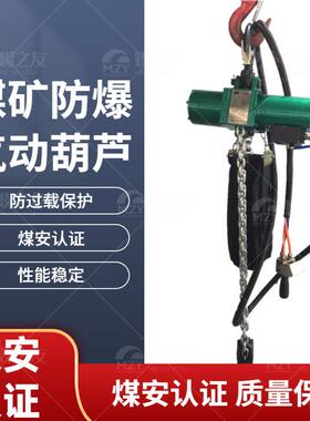 HQ3（3-16）气动葫芦煤矿井下用气动倒链升高3-16米防爆型