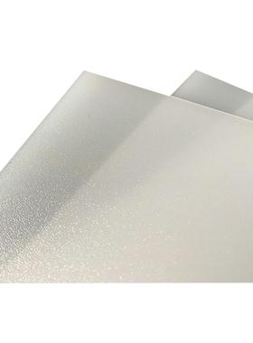 供应乳白色双面磨砂PC扩散板PC膜雾面LED面板灯用0.5mm扩散腊