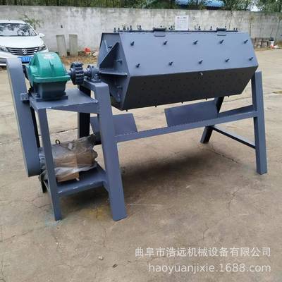 木制品六角滚筒研磨机加孔的石材打磨去石粉石沫子抛光机洗钉机