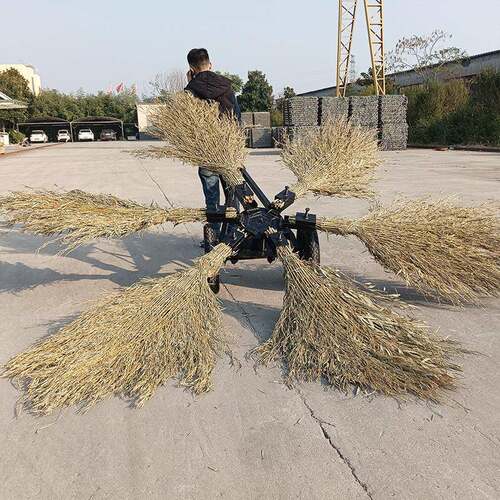 6把扫把捆绑公路扫地机乡镇环卫工厂牵引式清扫车道路旋转式清扫