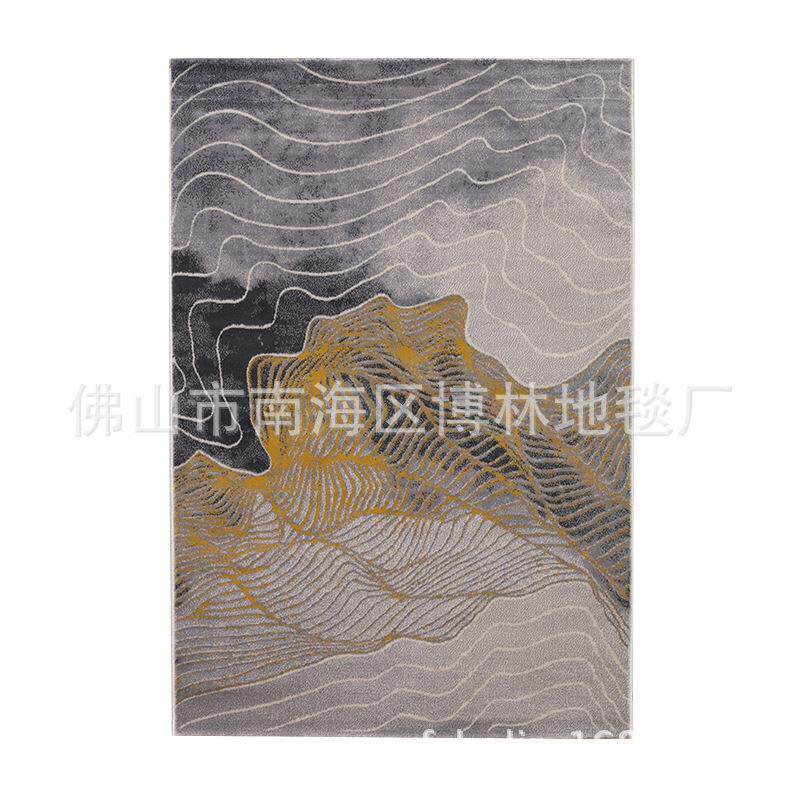 灰色茶几地毯客厅沙发房间卧室简约现代北欧床边满铺可机洗