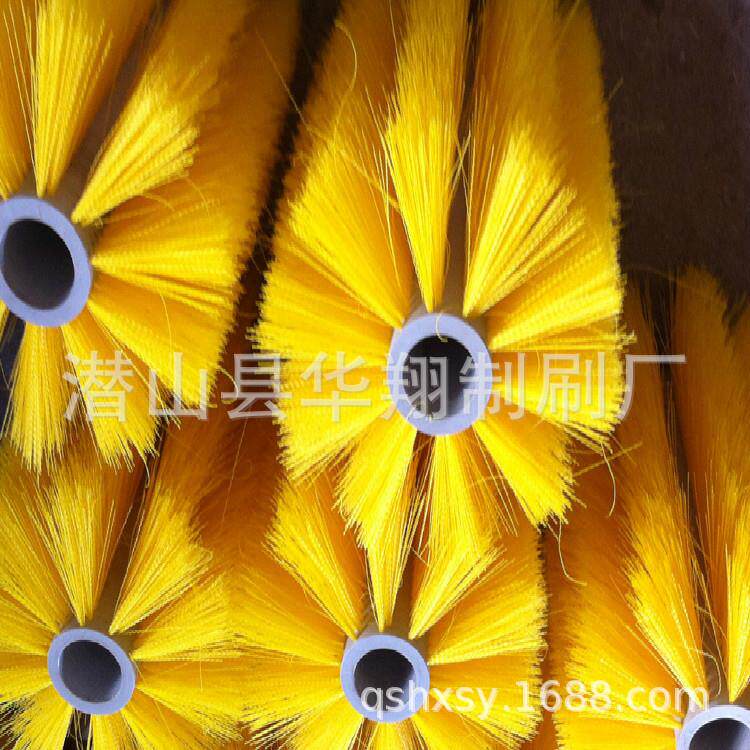 表面抛光清洁处理毛刷辊不织布毛刷棍百洁布抛光辊