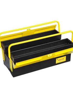 波斯专业级两层双杆翻斗式手提金属工具箱BS523500