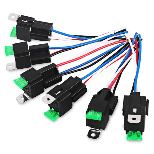 6件装30A保险丝继电器开关线束套装14AWG12V汽车电器(6Pack)