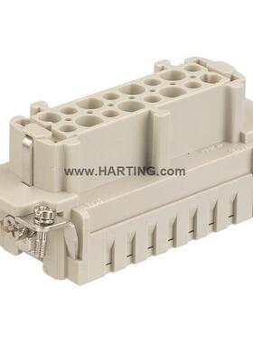09330162702德国harting重载连接器16芯母芯Han16E-F-C