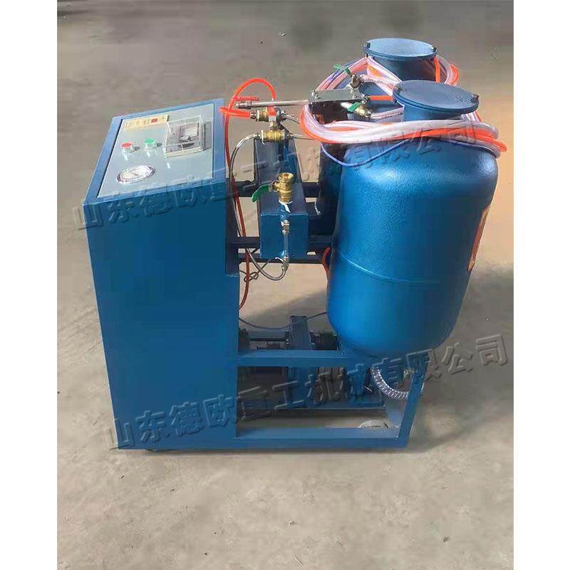 冷库保温外墙防水涂料喷涂机 小型聚氨酯低压发泡机 黑白料补口机