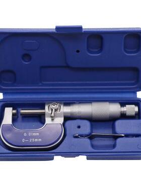 外径千分尺0-25mmm千分尺0-千器分分厘卡螺旋测微丝卡0.0尺1m