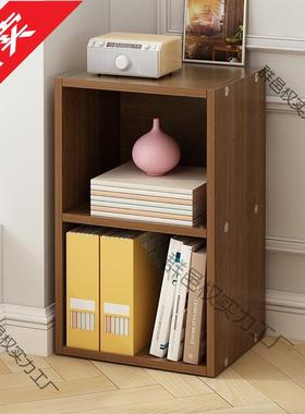 W7层书架地PRZ简约置物架子多客厅家用小柜子窄缝角落自落由组合