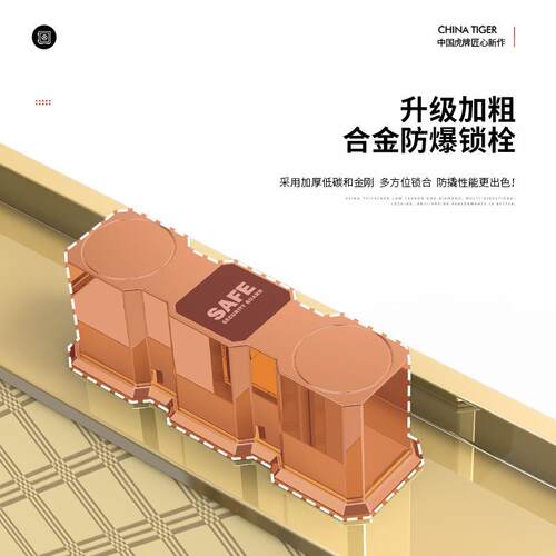 纹保险盗柜家用45CM-电指保险箱全用钢防保管箱小型家保险柜智能