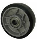 6004-1-T1寸-RD4铝芯黑色橡6004-1-T胶动轮5轮宽活0MM安装高度144