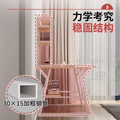 书桌书架KRZ一台式电体脑桌现代公简约办室办用公桌子家写字台学