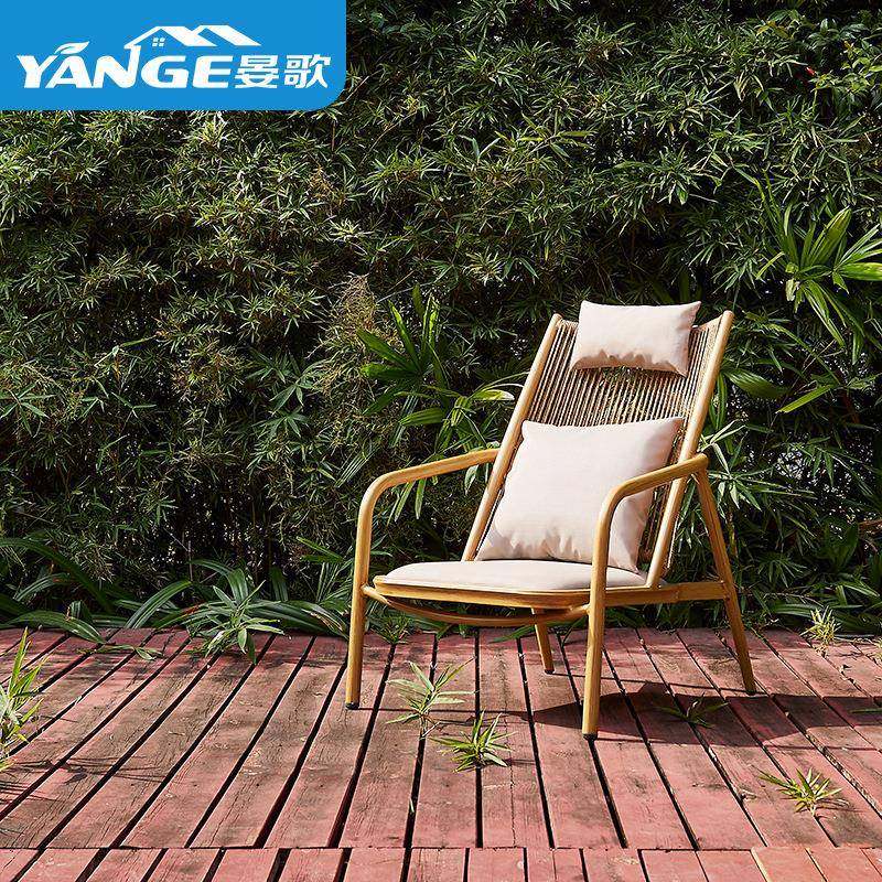 休闲藤编沙发组合室外阳外样板房软装单户光人沙发藤椅三1-52件套