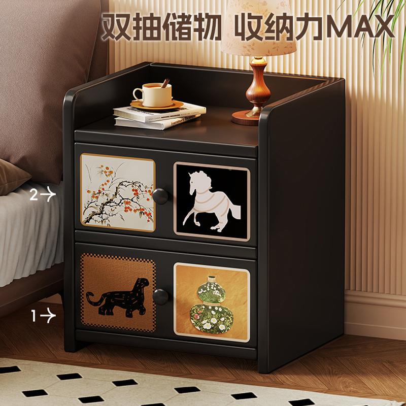 中古床头小柜家用风22188133室收卧纳储物柜型沙发小边几简约出租