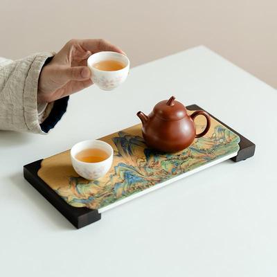 紫竹吸水长方形型干泡盘盘壶TD-1751家用创意小新款茶承盘托茶道