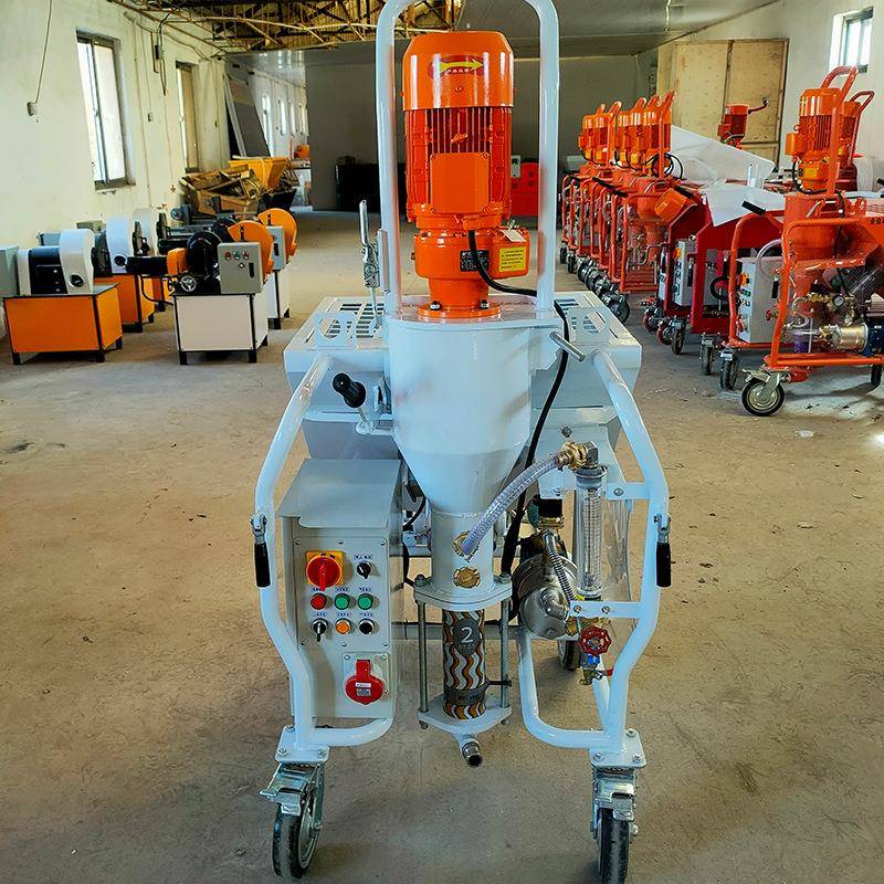 全自动干石粉517膏能粉喷涂机9新款多功干粉搅拌腻子刷墙机工程专