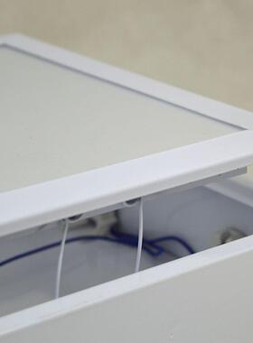 乳白胶片led灯盘T8双3灯管00x100mm65570明装l2ed明办公照护眼节