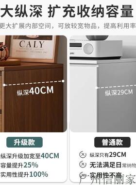 斗柜置卧室BGP抽柜床尾收纳物柜家用客靠墙实木色储屉物厅柜子五
