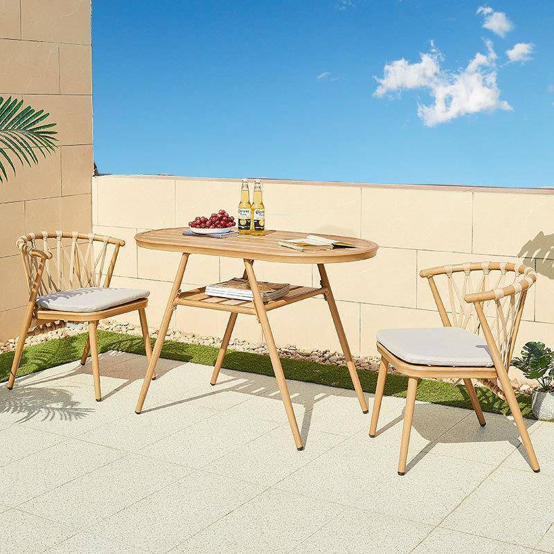 户阳喝茶桌外椅小户型合藤编网红阅23-8-22读看书休闲组庭台院藤