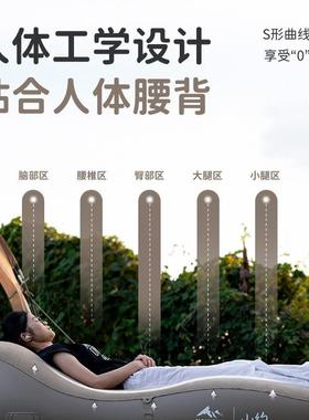 CQSF00山约充沙发户外音气躺乐节气垫床懒人午休露营自动充气垫床