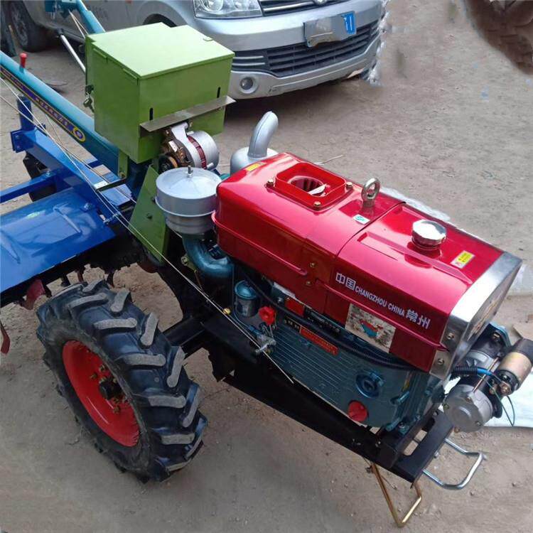 大马力电启国外用121手拖拉机家用农手扶旋山耕机水地管理拖扶拉